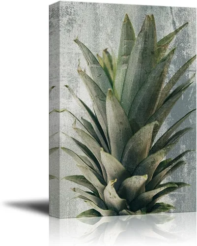 Vista 17 de Wall26 - Lienzo decorativo para pared (12.0 x 18.0 in), diseño de cactus sobre fondo azul