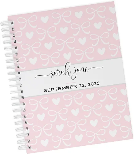 Vista 13 de Baby Memory Book - Hard Cover First Year Album Personalized with Baby’s Name - Boy Baby Journal (Blue Gingham)