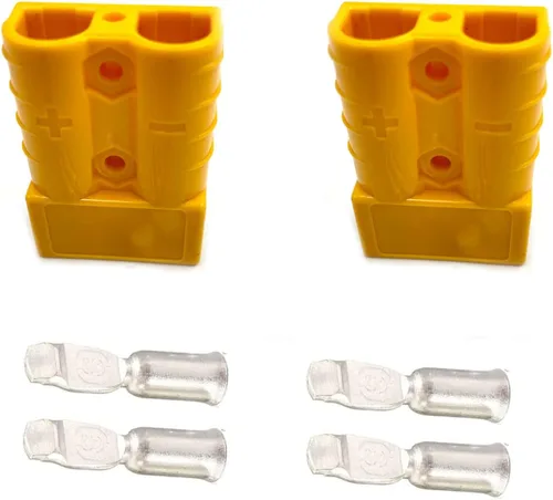 Vista 4 de daier Kit de conector rápido de batería de 2 piezas, enchufe de 50 A, conectar desconectar el remolque del cabrestante