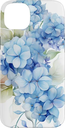 Vista 14 de Funda para iPhone 11 con patrón de acuarela de hortensias