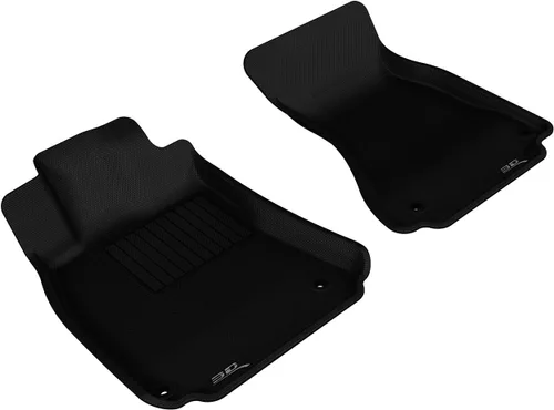 Vista 11 de 3D MAXpider Tapete Kagu de ajuste personalizado (negro) compatible con Audi A4 / S4 (B8) 2009-2016 - Juego completo