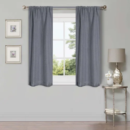 Vista 72 de Superior Linen Semi Blackout Curtains, Room Darkening, Bedroom, Drapes, Kitchen, Living Room Window Accents, Sun Blocking, Grommet Header, Classic