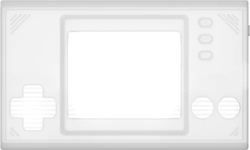 Vista 6 de PlayVital Funda protectora de silicona transparente para Nintendo Game & Watch Super Mario Bros con 2 protectores de pantalla