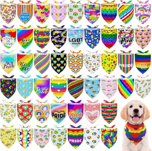 Vista 16 de 50 pañuelos para perro para el día del padre, a granel, grandes, XL, XXL, XXXL