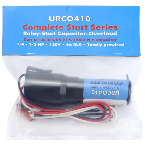 Vista 7 de URCO410 Kit de condensador de arranque duro 3 en 1 para refrigeradores por