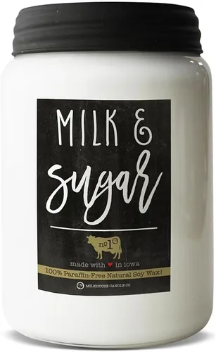 Vista 11 de Milkhouse Candle Company Apple Strudel - Vela de soja – Canela Manzana Aroma de vainilla – Tarro de crema de 5 onzas con tapa, más de 35 horas