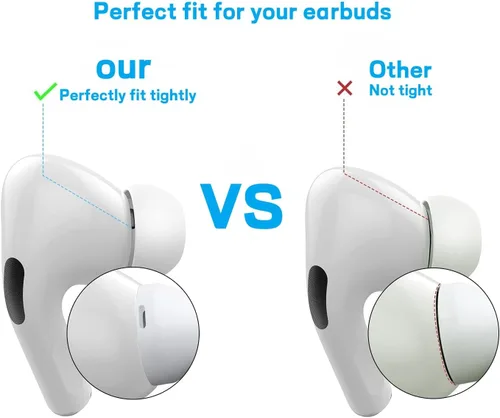 Vista 5 de [12 piezas S/M/L] Serizalela - Almohadillas de repuesto para AirPods Pro/AirPods Pro 2 de silicona con caja de almacenamiento portátil