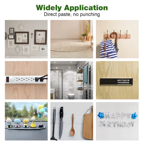 Vista 5 de Cinta nano de doble cara resistente, cinta transparente multiusos para pared, cerámica, piso, vidrio, cinta adhesiva resistente y extraíble