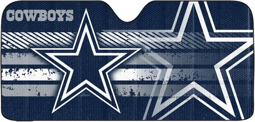 Vista 15 de Fanmats Parasol Solar Automático para Parabrisas de la NFL, Protector Solar Visera Solar Acordeón Tri-plegable para Almacenamiento 59" x 29.5