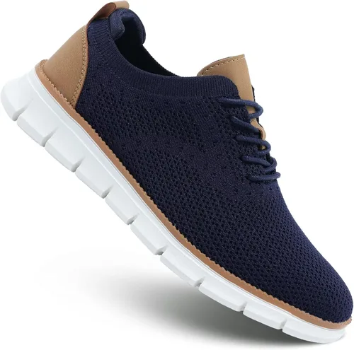 Vista 6 de Zapatos Oxford para hombre, ligeros, casuales, para caminar, zapatos de vestir, zapatos de moda, zapatos para caminar