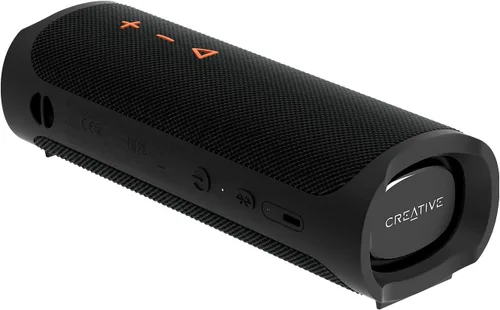 Vista 8 de Creative MUVO Go - Altavoz portátil impermeable Bluetooth 5.3 con hasta 18 horas de duración de la batería, IPX7 resistente al agua y potente Azul