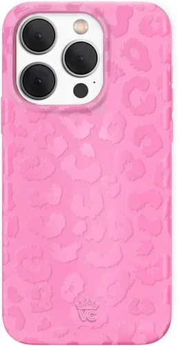 Vista 253 de VELVET CAVIAR Funda para iPhone 15, compatible con MagSafe, probada contra caídas de 10 pies, fundas protectoras de diseño, leopardo color rosa