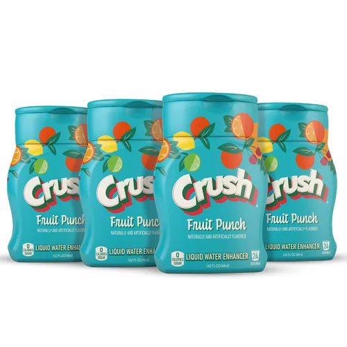 Vista 7 de Crush, Potenciador líquido de uva, ¡nuevo y mejor sabor! (4 botellas, hace 96 bebidas de agua saborizadas), sin azúcar, cero calorías