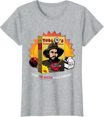 Vista 27 de Torgo Camiseta de película de culto de cereales, Negro, S