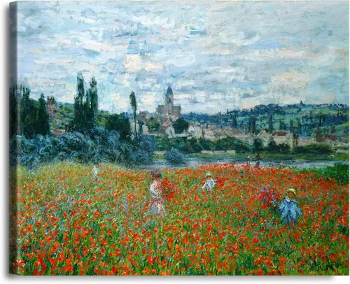 Vista 256 de A&T ARTWORK Antibes Seen from The Salis Gardens de Claude Monet Las Obras de Arte Clásico Mundial Reproducciones, Impresiones de Arte en Lienzo