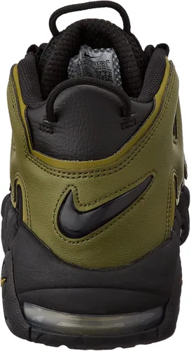 Vista 3 de Nike Air More Uptempo tenis de piel blancasnegras para hombre