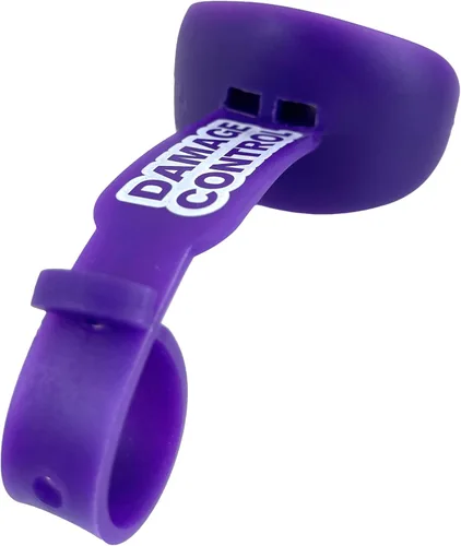 Vista 9 de DAMAGE CONTROL Protector bucal con correa permanente para casco, protector bucal juvenil para proteger labios y dientes, chupete sin ebullición