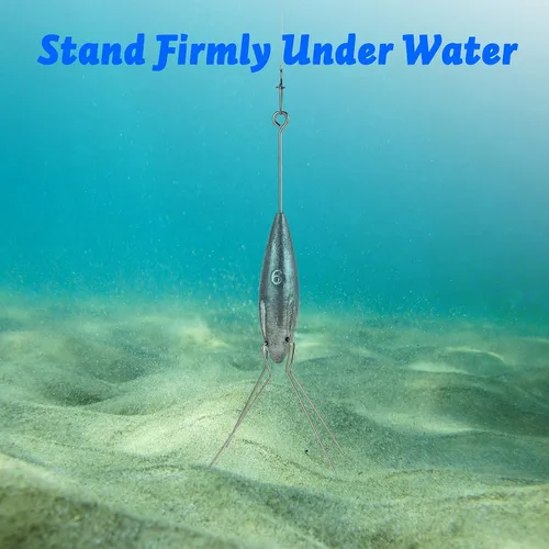 Vista 4 de Dr.Fish Sputnik Sinker Spider Sinker 2oz-10oz Surf Pesca Peso Pirámide Agua Salada Playa Casting Pesca Mar