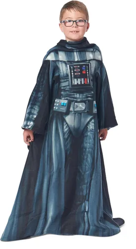 Vista 2 de NORTHWEST Star Wars - Manta cómoda para jóvenes con mangas, 48 x 71 pulgadas, Being Vader