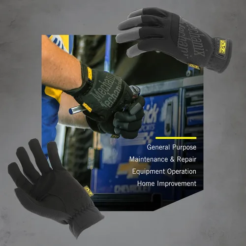 Vista 4 de Mechanix Wear: FastFit Work Glove with Elastic Cuff for Secure Fit, Performance Gloves for Multi-purpose Use