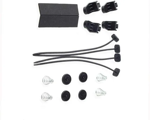 Vista 6 de 7" 12V Universal Slim Cooling Fan Push Pull Kit de montaje de ventilador de refrigeración para radiador eléctrico (paquete de 2) Negro