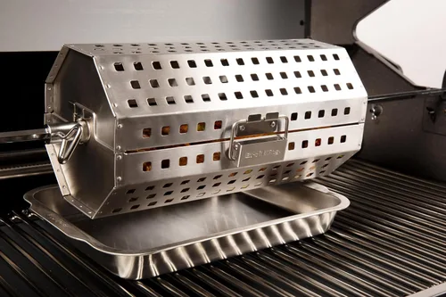 Vista 9 de Broil King 64875 Rotisserie Tumble Basket SS, Plata