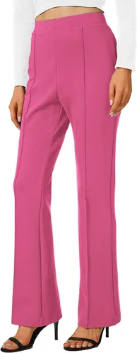 Vista 27 de Urban CoCo Pantalones de trabajo elásticos con corte de bota, pantalones de yoga pequeños para oficina casual