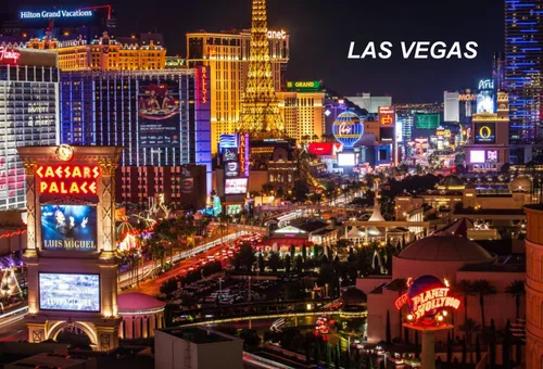 Vista 4 de Nevada USA United States - Imanes para nevera (1 pieza, estilo: Las Vegas #K2)