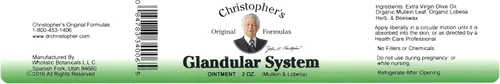Vista 3 de Christopher's Original Formulas Ungüento para el sistema glandular, 2 onzas, mezcla de hierbas sinérgicas para apoyo glandular, fabricado