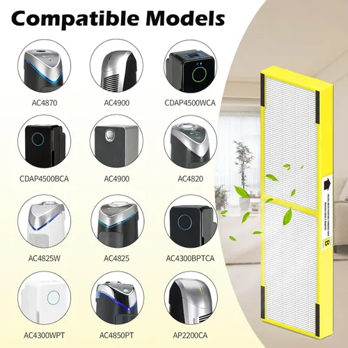 Vista 3 de Paquete de 3 filtros FLT4825 B de repuesto y LB4000 compatibles con filtro G-Guardian B purificador AC4825 AC4825E AC4300 AC4800 AC4900 AC4850, 3