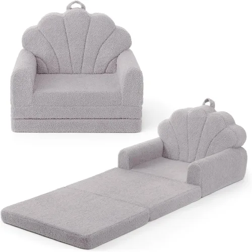 Vista 17 de Blissful Diary Sofá plegable para niños, 2 en 1, sofá para niños, cuadros