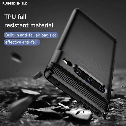 Vista 6 de Compatible con Google Pixel 7 Pro Funda protectora de goma TPU flexible de absorción de golpes para Google Pixel 7 Pro 2022 de 6.7 pulgadas