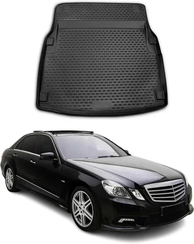 Vista 12 de OMAC Alfombrillas de Carga para Mercedes Clase E W210 Sedán 1996-2002 Goma TPE Negra