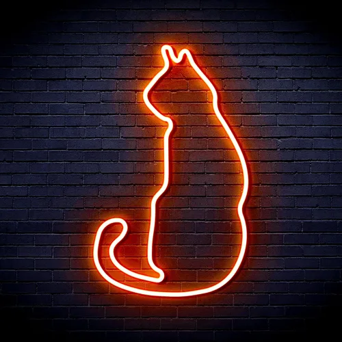 Vista 10 de ADVPRO Cat Flex Silicone LED Neon Sign - Blue - st16s32-fnu0083-b