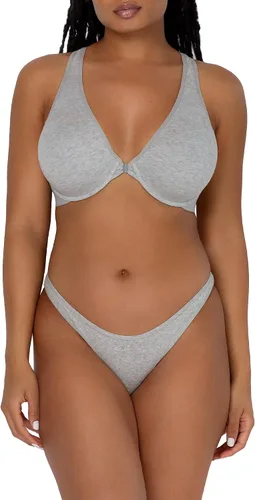 Vista 4 de Smart & Sexy Brasier Cloud de algodón cómodo con cierre frontal y espalda cruzada para mujer