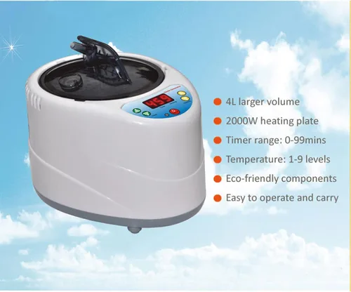 Vista 5 de CGOLDENWALL Sauna de vapor portátil para el hogar, spa personal, 4L 2000 W, la máquina de vapor puede seguir generando vapor durante 99 minutos