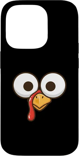 Vista 17 de Funny Cartoon Turkey Face, Big Eyes Thanksgiving Turkey Day Case for iPhone 16