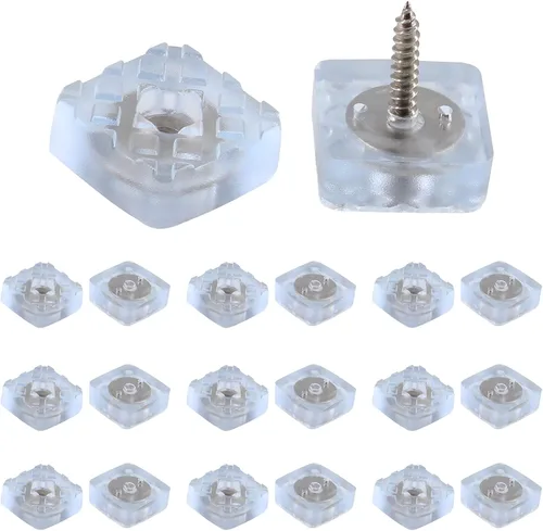 Vista 8 de Bonsicoky Almohadillas de goma para muebles de 0.87 pulgadas/22mm