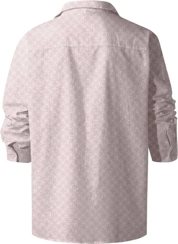 Vista 2 de DuDubaby Camisa de talla grande para hombre, diseño de verano, casual, impresión 3D, blusa hawaiana, camisas de manga larga