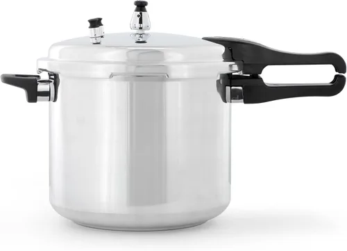 Vista 3 de MegaChef Olla a presión de inducción y estufa de 9.5 cuartos de galón con vaporizador