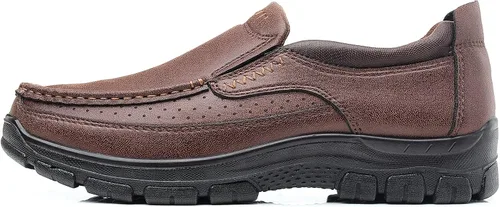 Vista 3 de Coramtty Mocasines para hombre, suaves, ligeros, cómodos, informales, planos, para caminar al aire libre