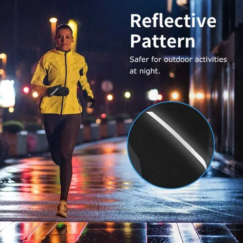 Vista 6 de Guantes convertibles de invierno sin dedos con guante térmico cálido para clima frío cálido polar para hombres y mujeres para fotografía de mensajes