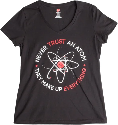 Vista 5 de Camisetas divertidas para mujer, con frase sarcástica y con cuello en V