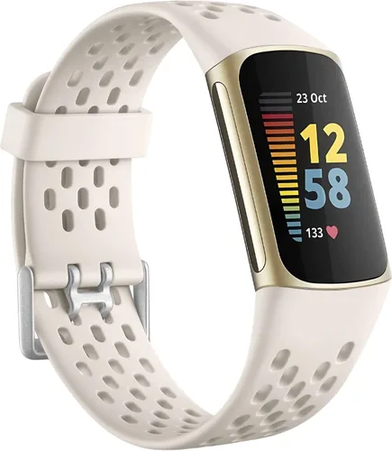 Vista 12 de Getino Bandas compatibles con Fitbit Charge, correas deportivas de repuesto ajustables transpirables suaves para Fitbit Charge 5/6, Negro