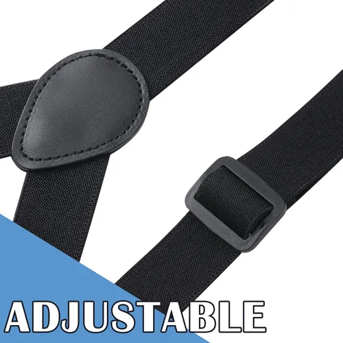 Vista 2 de JenPen Tirantes ocultos en forma de Y para hombre, invisibles debajo de la camisa, tirantes ajustables para el aeropuerto, tirantes de ropa