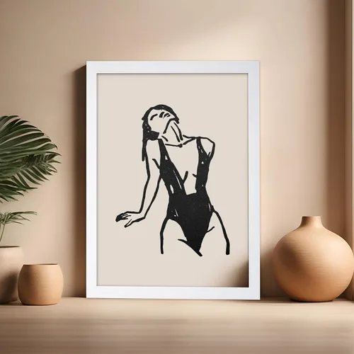 Vista 65 de Poster Master Faces Poster - Retro Women Print - Portrait Art - Sketch Illustration - Abstract Artwork - Woman Design - Chic Boho Design - Great