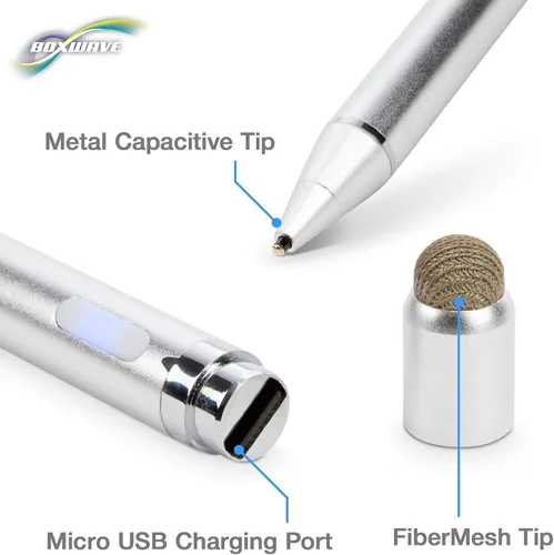 Vista 9 de BoxWave Lápiz óptico compatible con LG V60 ThinQ 5G (pantalla individual), AccuPoint Active Stylus, lápiz digital electrónico con punta ultrafina
