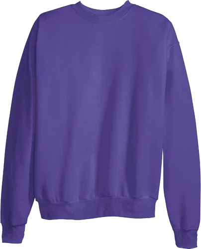 Vista 4 de Hanes EcoSmart - Sudadera de vellón, sin botones, para hombre, mezcla de algodón, sudadera con cuello redondo, paquete de1o2