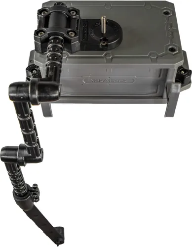 Vista 2 de YakAttack CellBlok Battery Box & Switchblade Transducer Arm Combo - Color Options USA Made Kayak Fish Finder Mounting Compact & Tool-Free