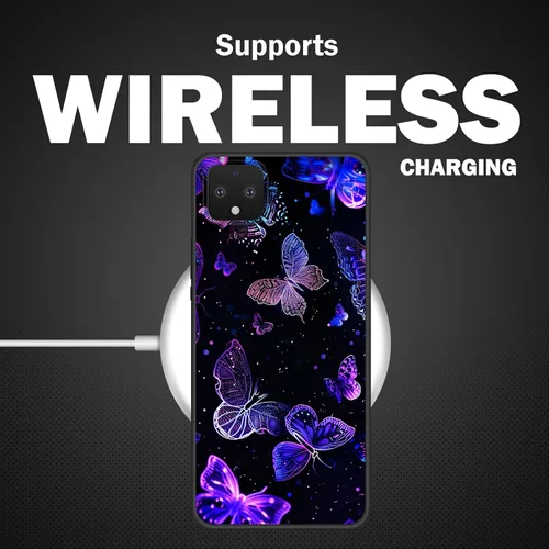 Vista 486 de Funda delgada para Google Pixel 4 XL, funda delgada de silicona de TPU suave a prueba de golpes para Google Pixel 4 XL, astronauta Galaxy